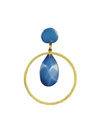Flamenco Earrings in Blue Crystal Resin 26.360€ #50223PEN59XAZ