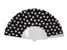 Polka Dots Fan With Black Background And White Dots 4.545€ #50032Y480LBL