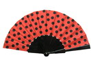 Polka Dots Fan With Red Background And Black Dots 4.545€ #50032Y480FRJLNG