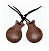 Brown Granadillo Wooden Flamenco Castanets by Jale 35.124€ #505030082