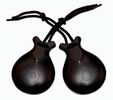 Black Compressed Canvas Flamenco Castanets by Jale 53.719€ #505030086