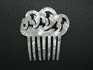 Mother of Pearl/Shell Comb with Strass- ref. S965N 18.550€ #50252S965N