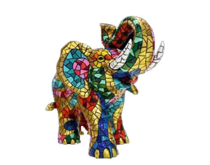 Eléphant Collection Carnival Trencadis. Gaudi. 18cm