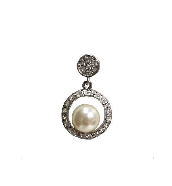Pendientes Bisutería Perlas y Brillantes ref. 111221