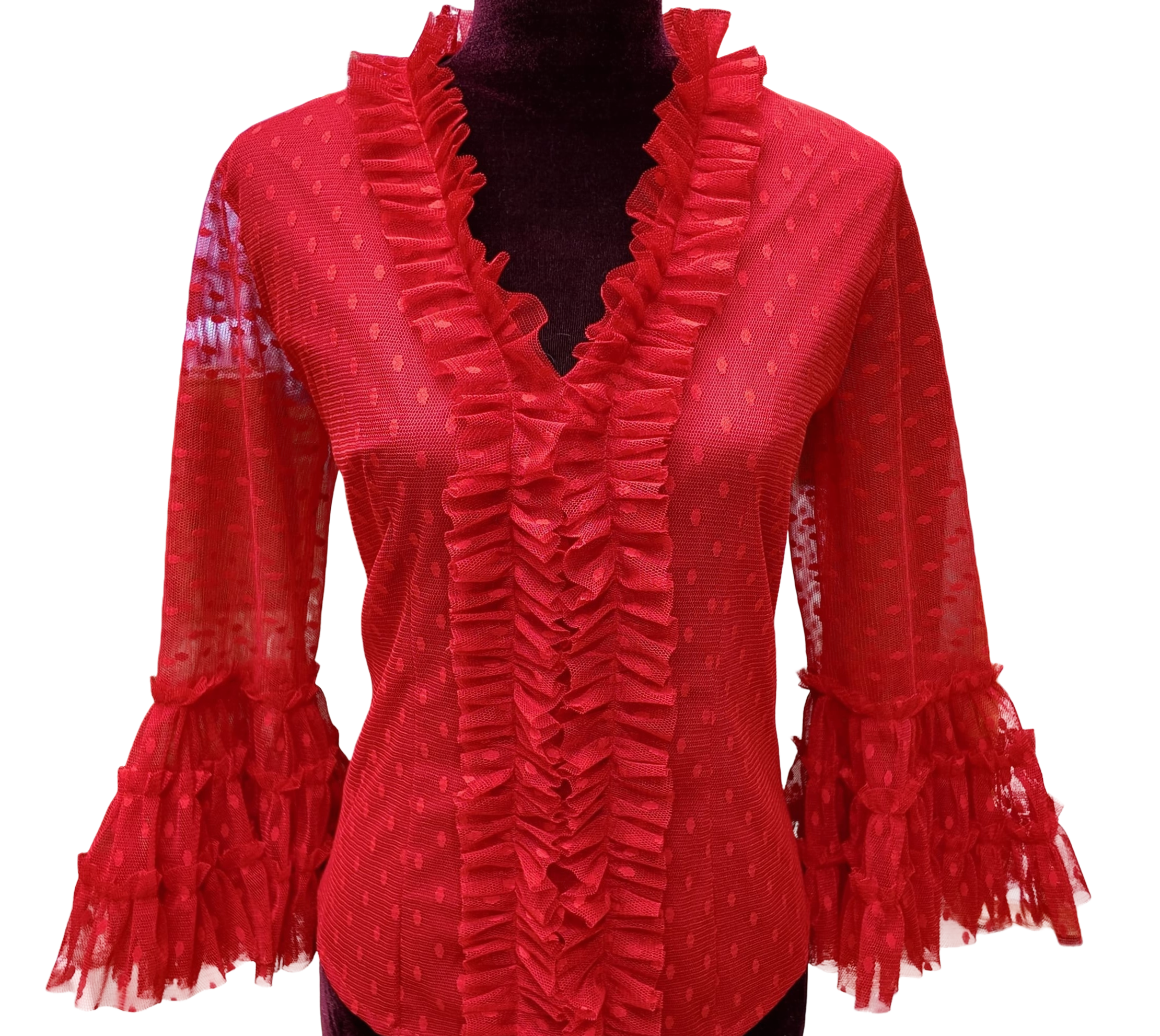 Blusas de Plumeti en Color Rojo