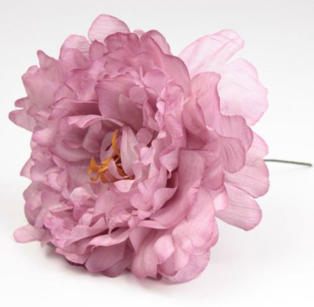 Pivoine Feria. Fleurs de Flamenco. Rose Pâle. 11cm