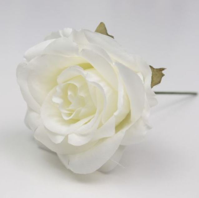Mini Rosa Granada. 7cm. Blanco CR03