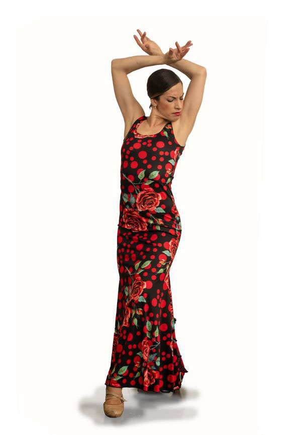 Vestido de Baile Flamenco Ref. V032PE44PS43PS176