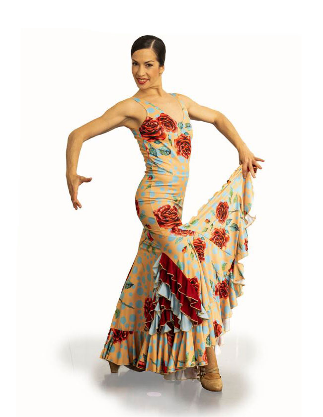 Vestido de Baile Flamenco Ref. V039PE46PE46PS48PS41PS19