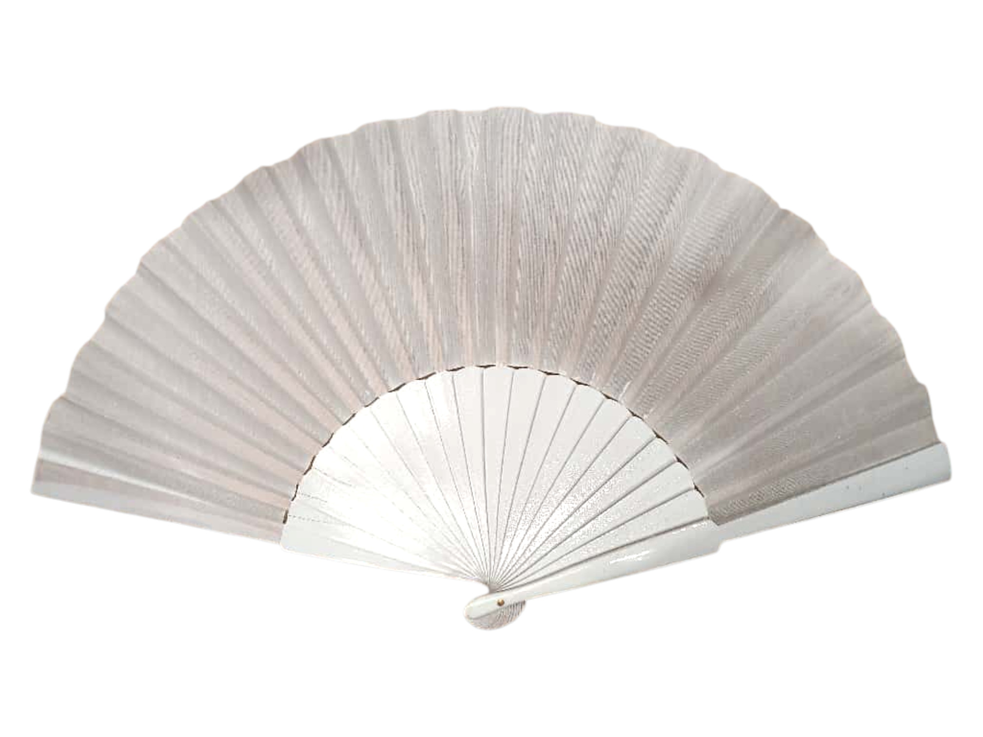 White Economical Large Fan. 55cm X 30cm