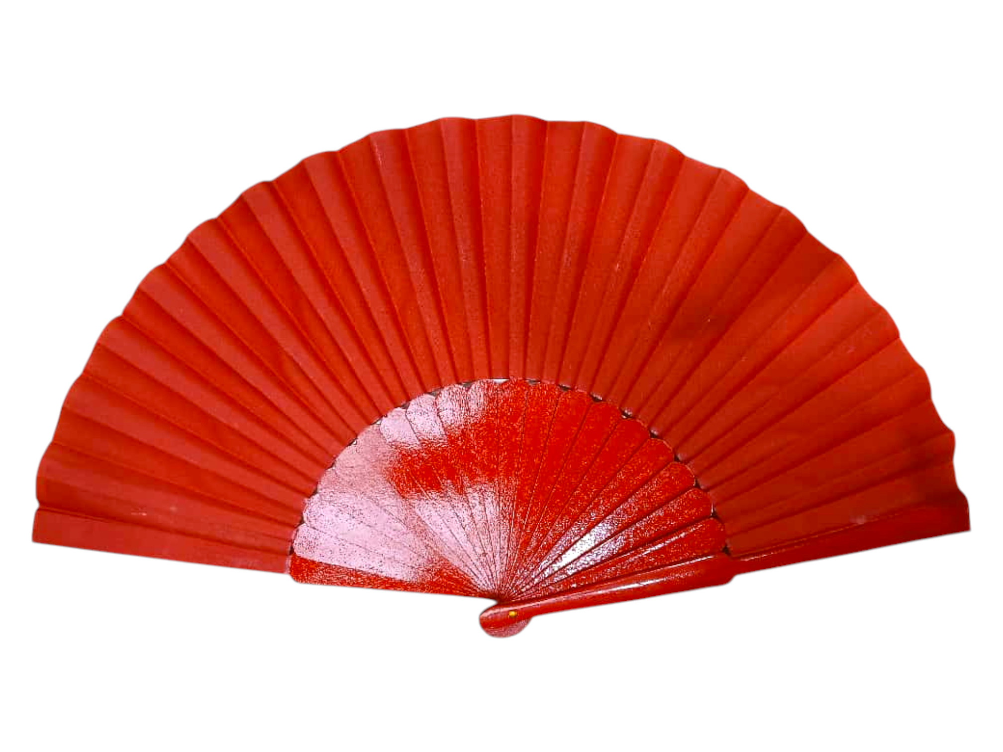 Red Economical Large Fan. 55cm X 30cm