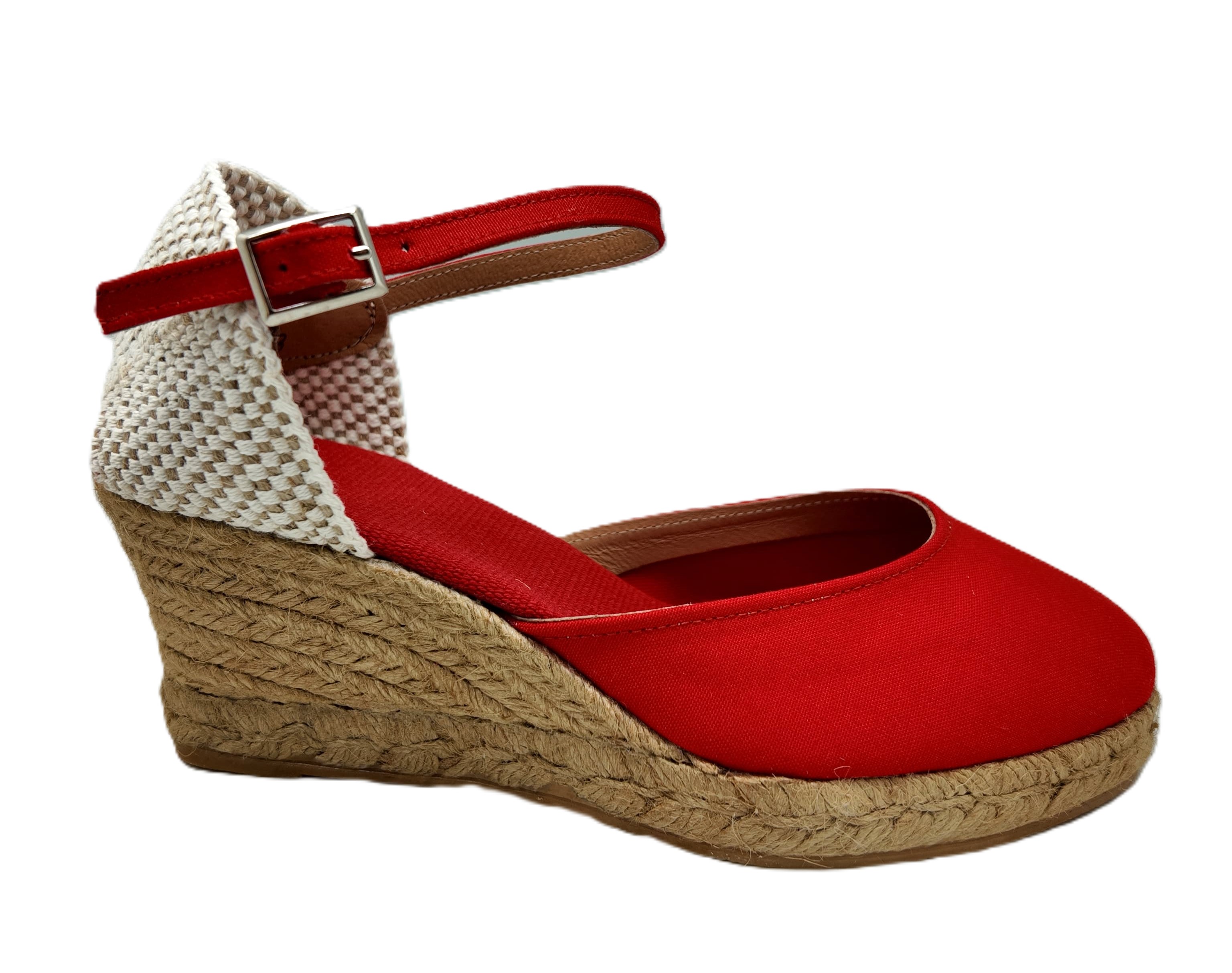Alpargatas para Ferias Flamencas. Rojo