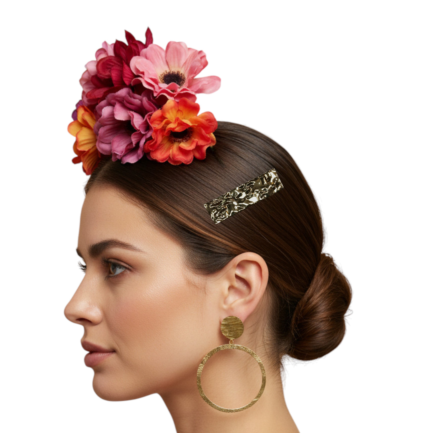 Peinecillo Dorado Rectangular