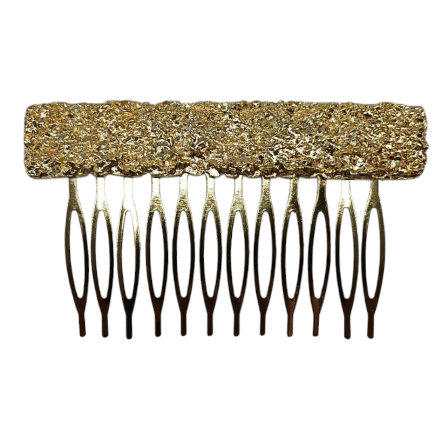 Peinecillo Dorado Rectángulo con Textura
