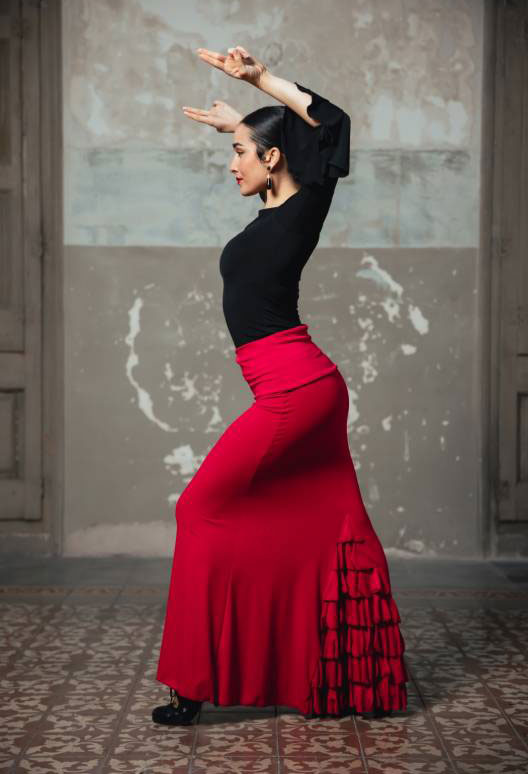 Falda para Baile Flamenco Andujar. Davedans