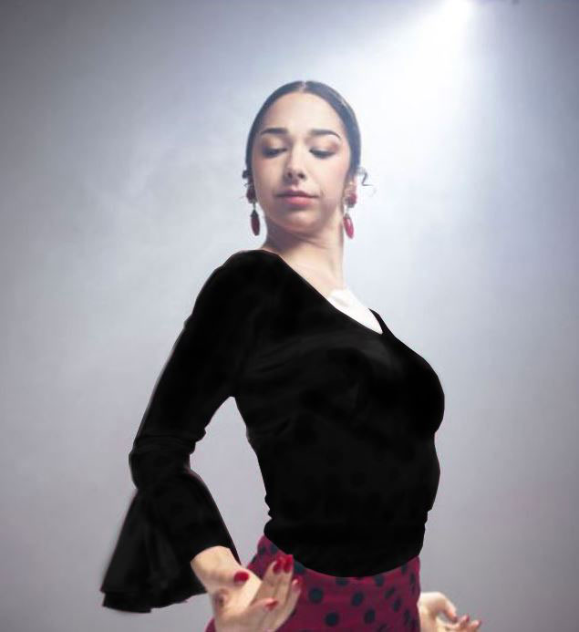 Flamenco Top Agua (Plain). Davedans