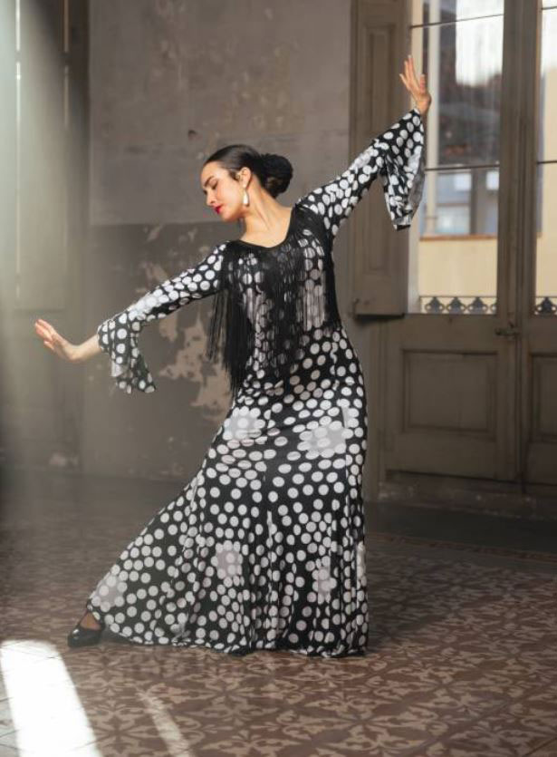 Traje de Baile Flamenco Alosno. Davedans