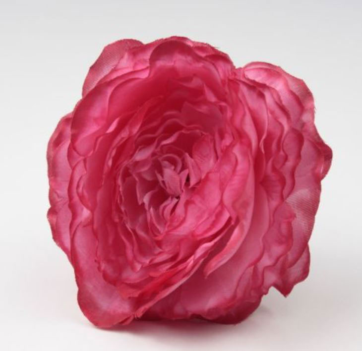 Flamenco Ranunculus flower Malaga. Fuchsia RS54. 9cm