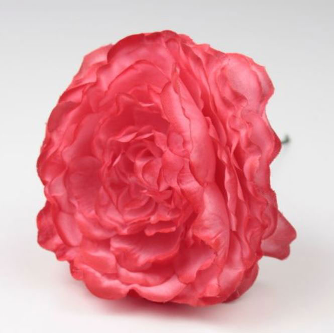 Flamenco Ranunculus flower Malaga. Red RJ52. 9cm