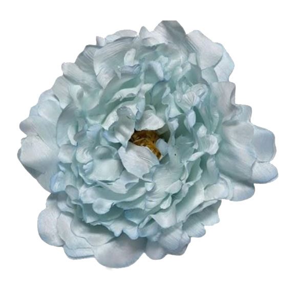 小さな牡丹。フラミンゴの花。青 AZ28。11cm