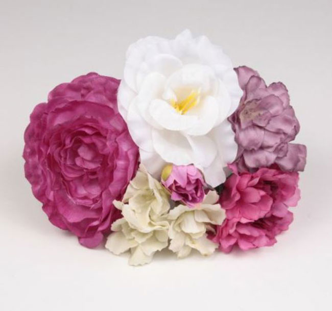 Bouquets de Fleurs Flamenco Faits Main. Fleurs pour la Feria et le Rocío