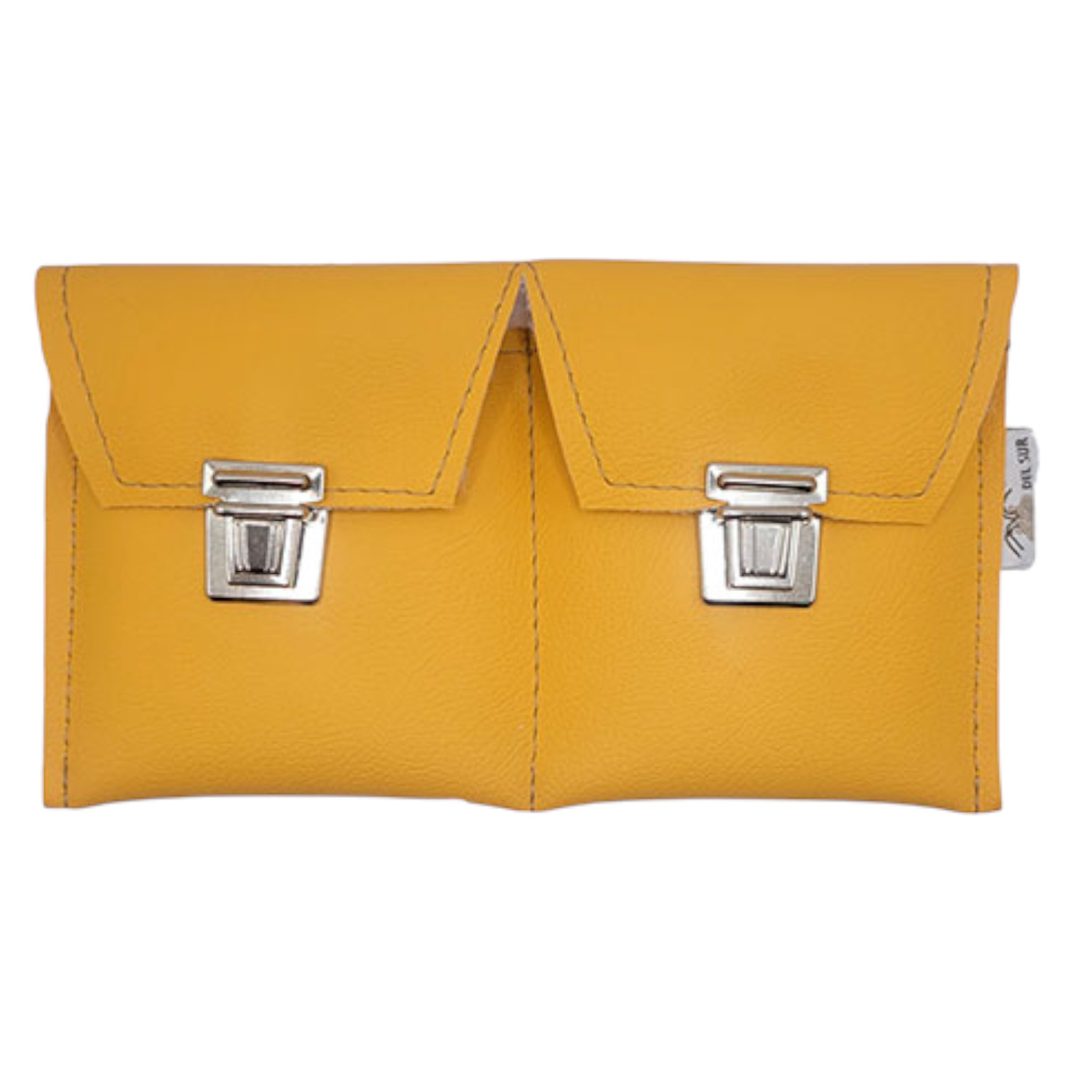 Etui spécial pour castagnettes couleur moutarde