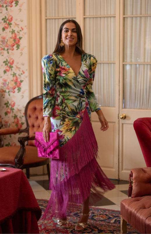 Robe Rocío Nenufar Agua