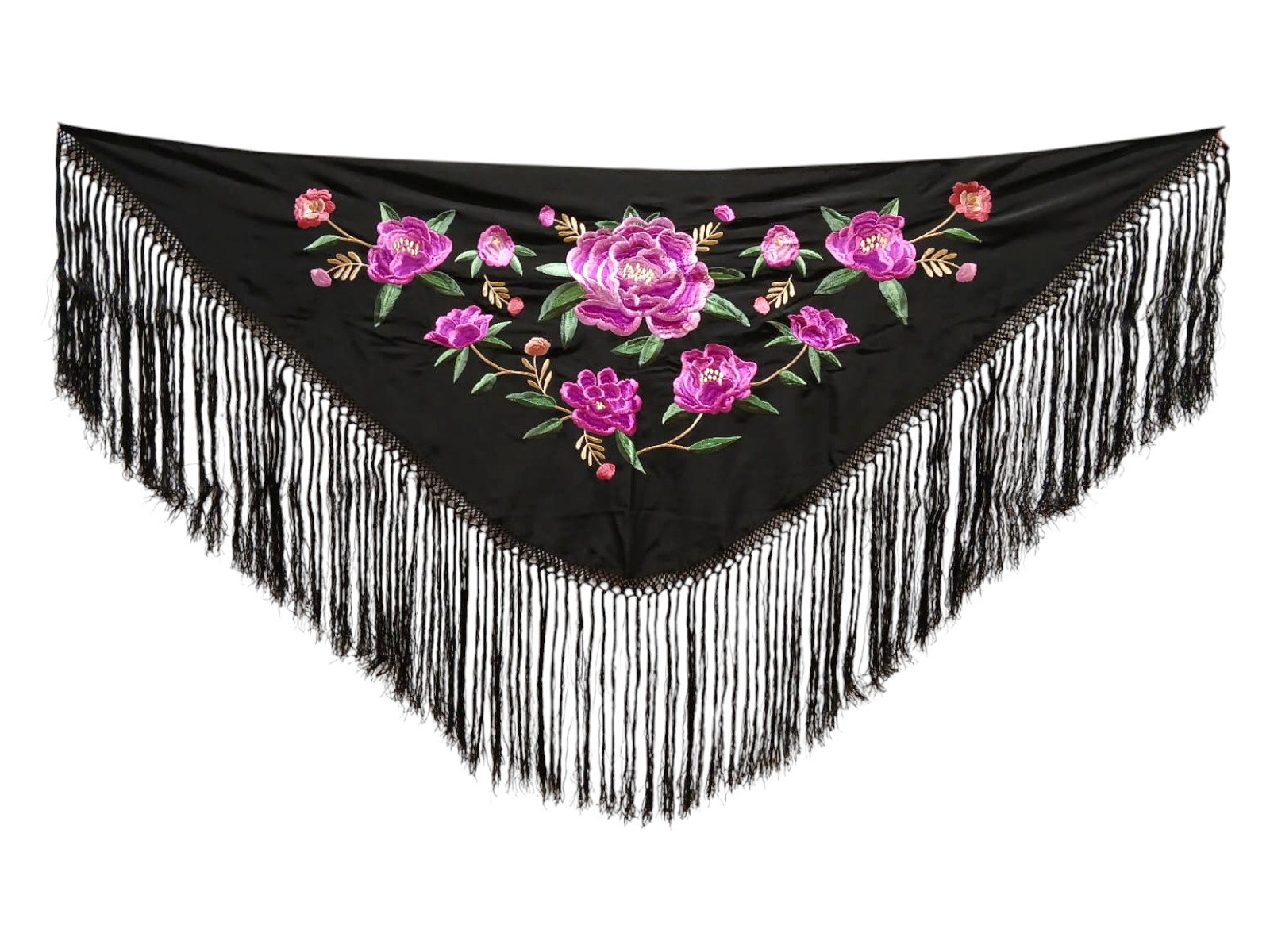 Mantoncillos de Flamenca Bordados con Flores