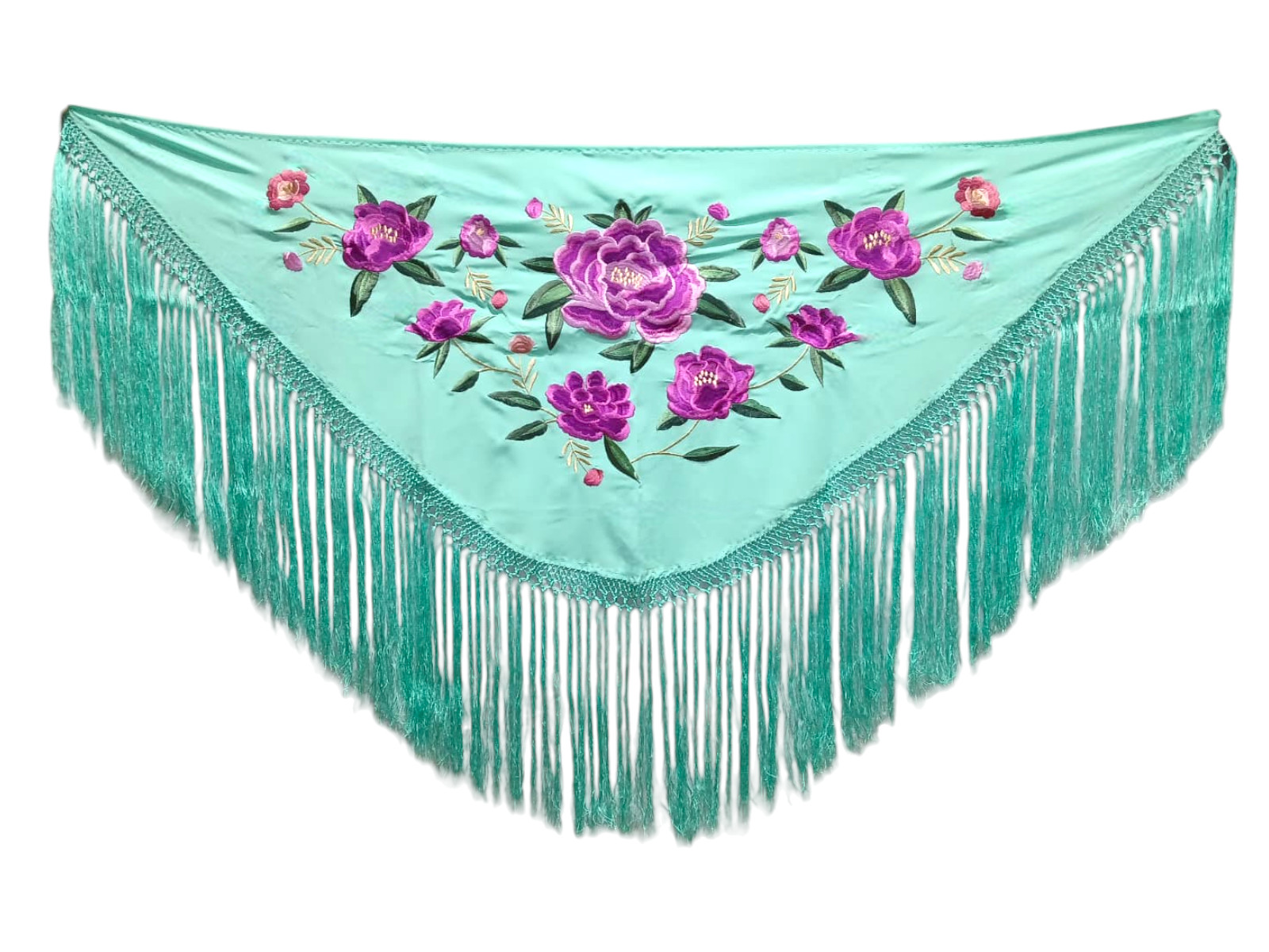 Châles Flamenco Brodés de Fleurs