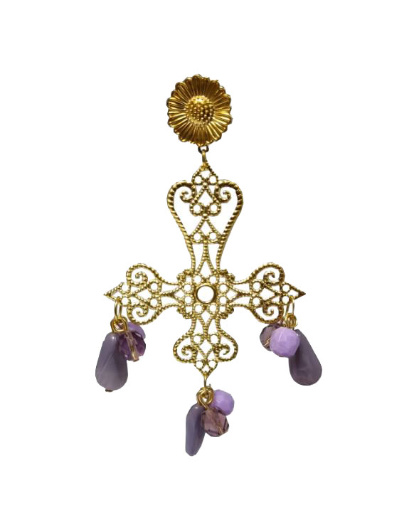 Boucles d'oreilles Style Gitane