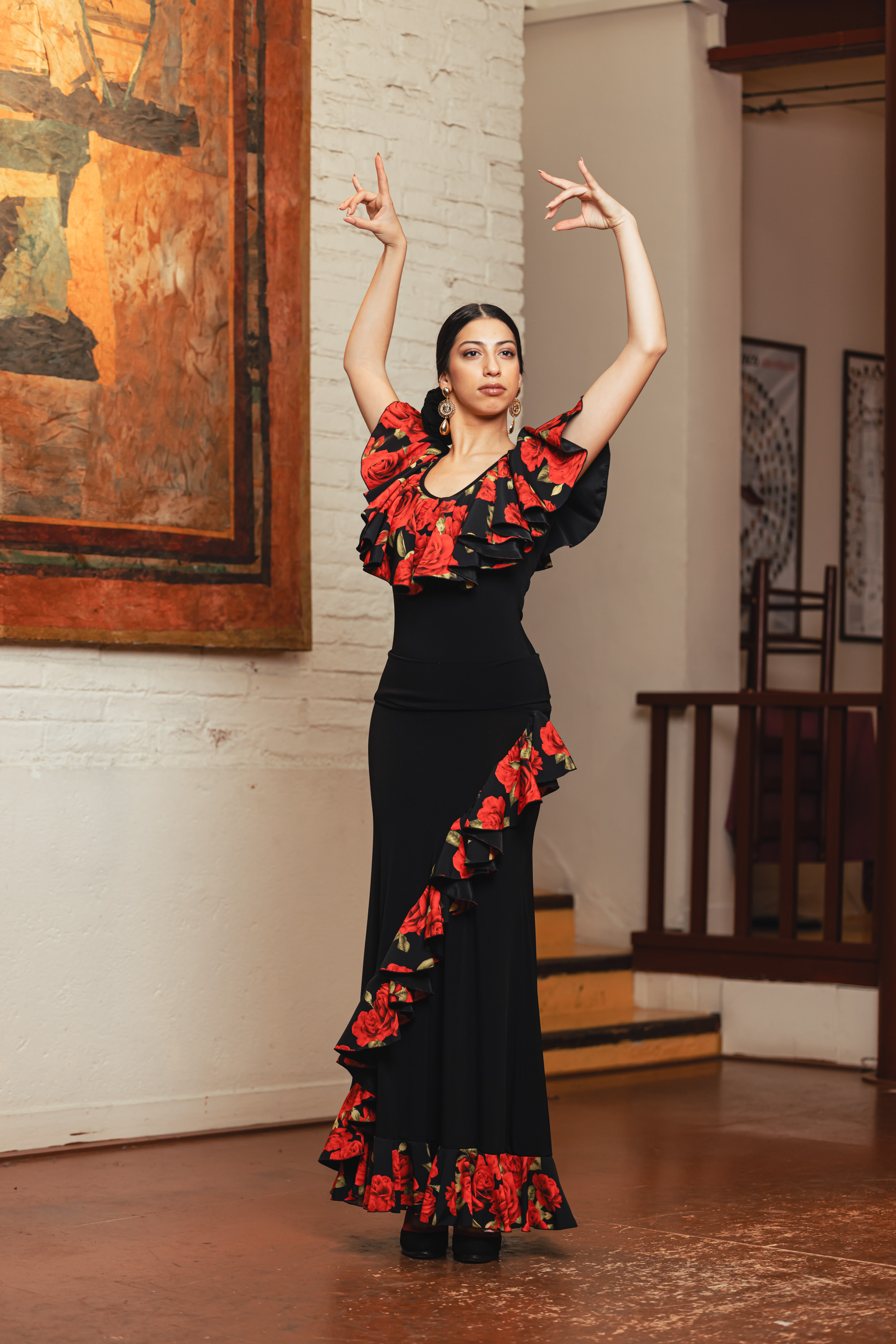 Falda Flamenca Tarante Crespón. Davedans