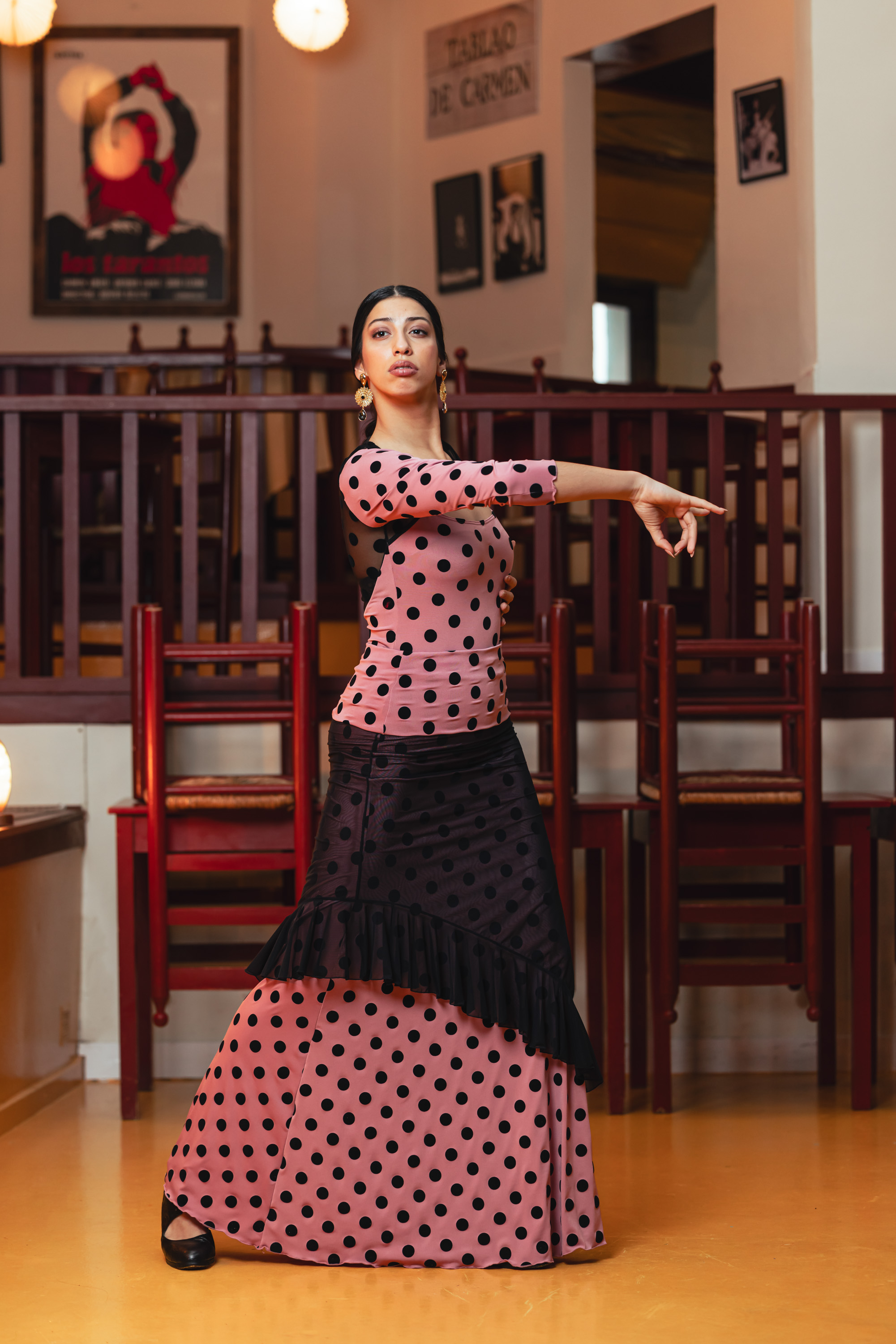 Falda de Flamenco Carmela. Davedans