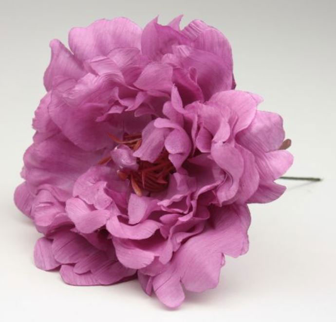 Peonía Feria. Flores de Flamenca. Violeta MR36. 11cm