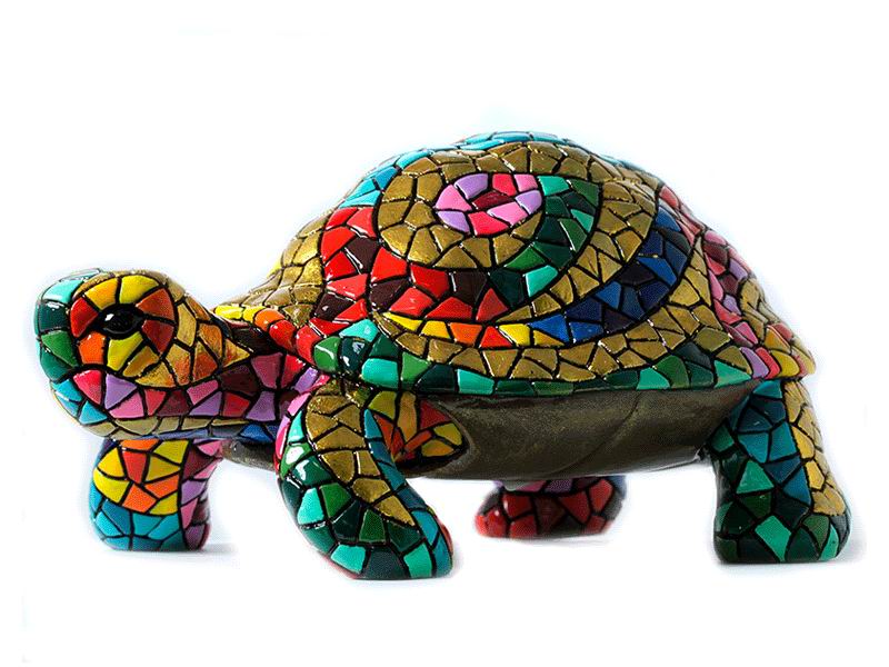 Tortue Mosaïque. Carnival. 14cm