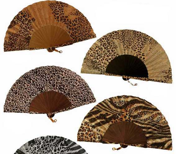Éventails Animal Print