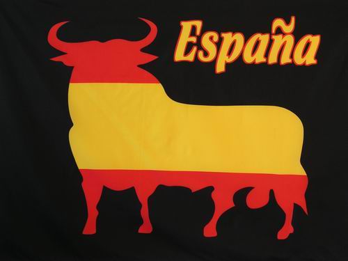 Bandera Toro Bravo Español