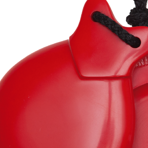 Red Fiber Semi-professional Concert Castanets nº4 by Castañuelas del Sur