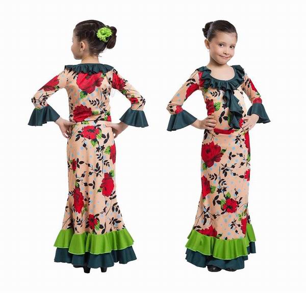 Faldas para Baile Flamenco Happy Dance para Niñas. Ref.EF251PE24PS44PS38