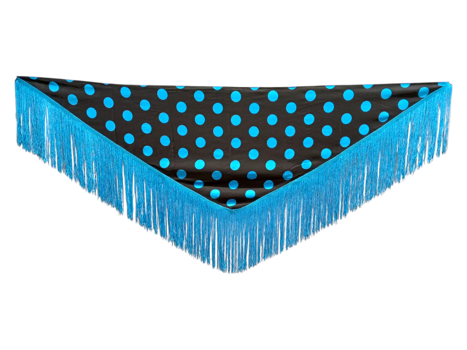 ブラックマントンシ－ジョ  タ－コイズブル－ルナ－ル（水玉模様）