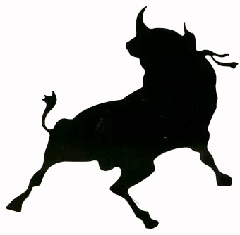 Silueta Toro Bravo - Adhesivo
