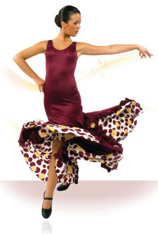 Vestido de baile flamenco ref.E4078PS47PS145PS47