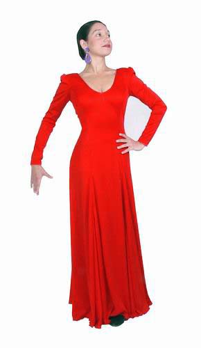 flamenco dance outfits: mod. long sleeved bulerías