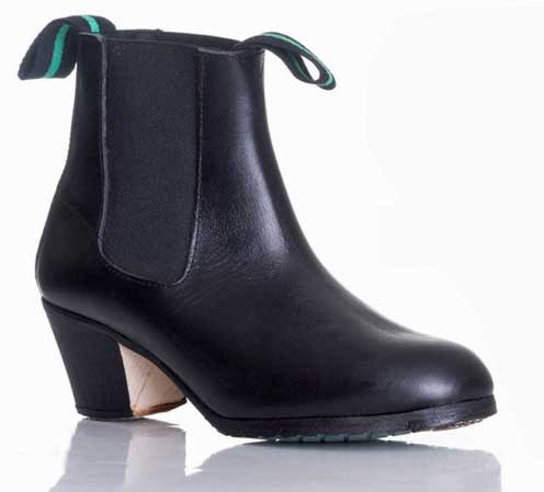 Bottines pour homme en cuir avec clous